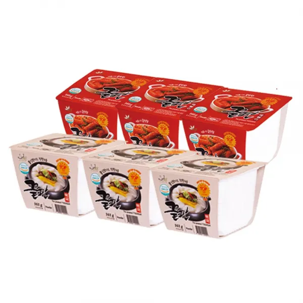 끝판 떡복이(160g)3개입 + 떡국(161g) 3개입, 6개, 161g