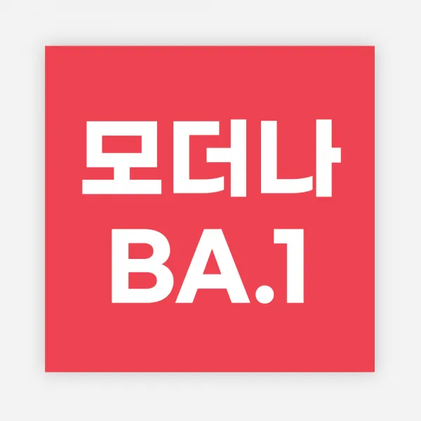 백신 스티커 모더나 2가 화이자 BA1 예방접종 독감, 정사각50_1000매, 05모더나BA1