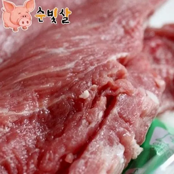 디자인그룹 티에스 순빛살 구룡농장 No항생제 돼지 안심장조림1kg Fresh 사태살 1
