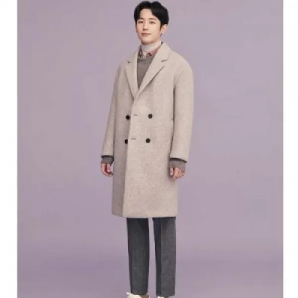  엔터식스 마인드브릿지 수입 울혼방스폰지본딩트윌세미오버더블코트mtca7108