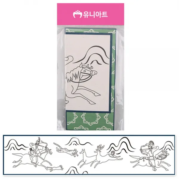 유니아트(DIY) 나만의 병풍만들기8폭(수렵도)(no.545)