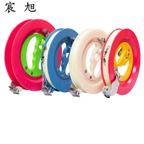 풍 선 반 유방 연줄 바퀴 거꾸로 돌기 성인 대형 이미 감아 줄 연 실 타래 바퀴 핸드 그립 케 이 프 라 16cm 블 루 체인 200 미터 3 줄