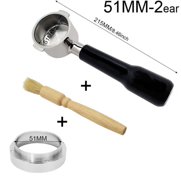 필터 51MM 교체 필터 바구니 커피 액세서리에 대한 커피 밑면 Portafilter, 12 P 2 Filter 51mm 3Pcs