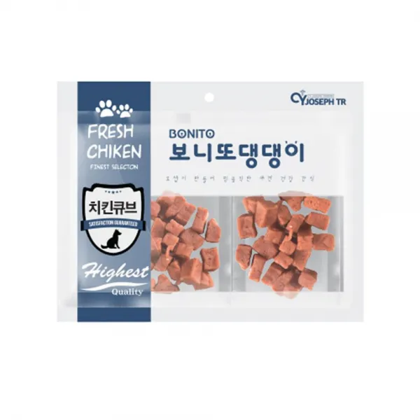 볼로네즈 개고기간식 소형강아지 치킨큐브 대용량, 1개