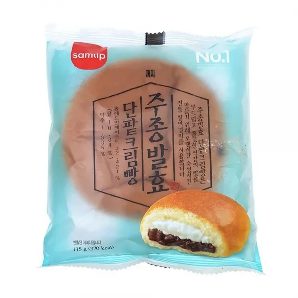 DA 7528 삼립 주종발효 단팥크림빵 115g, 1