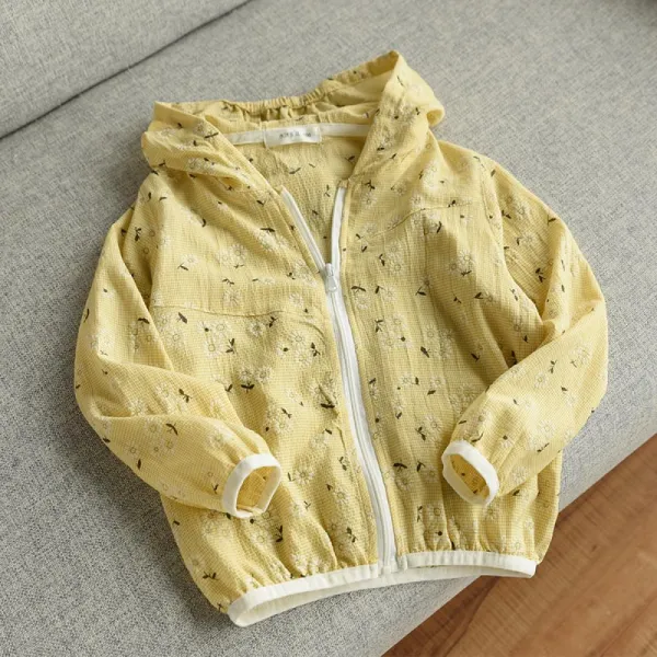 Kirahosi 여름 통기성 좋은 아동 가디건 얇은 긴팔 기능성 아동복 388호 Hfjnot