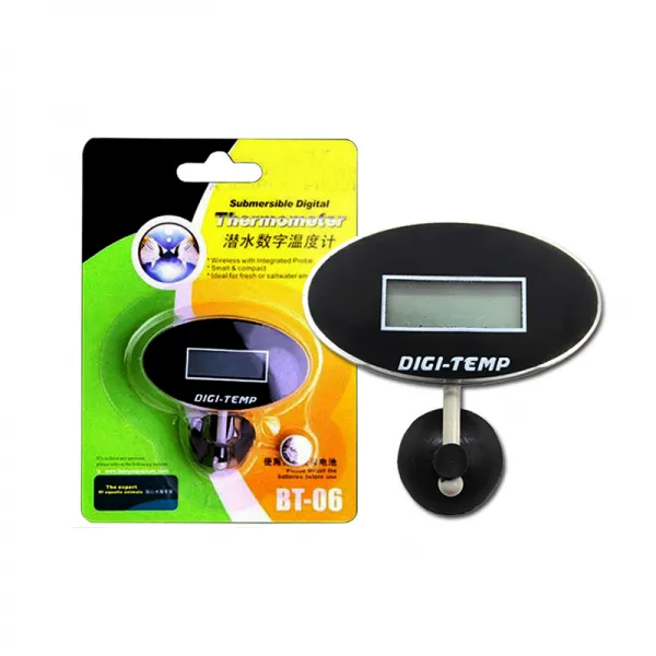 어항 온도계 고정도 수조 잠수 유리 수온계 거북 항아리용 물 측정 흡반 전자 온도계