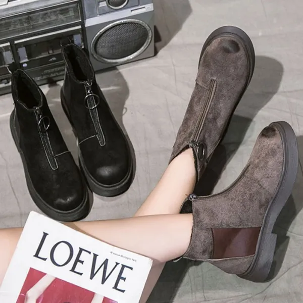 칠나무 여성 겨울 앵클 부츠 신발 7