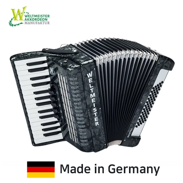 독일 160년 명가 벨트마이스터 아코디언 크리스탈 60베이스 30키 블랙