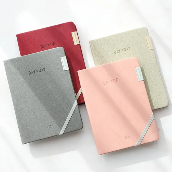 매해 꾸준한 베이직 데이바이데이 다이어리 주간플래너 플래너, natural burgundy(내추럴버건디)