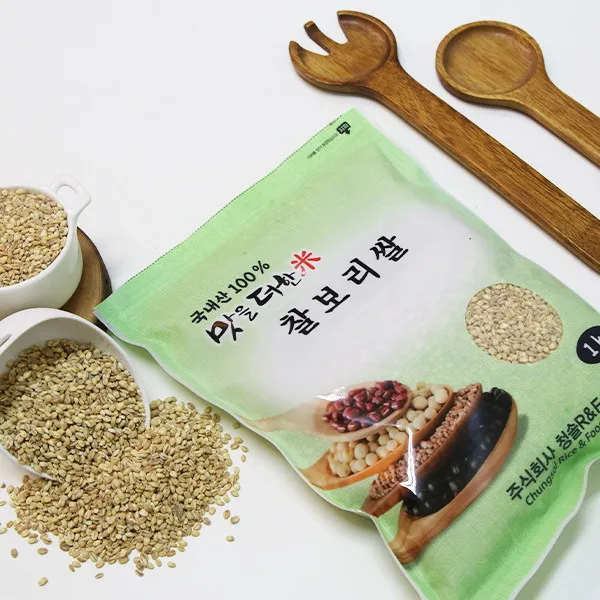 [윤택한식탁] 맛을더한미 국내산 찰보리쌀1kg, 상세 설명 참조