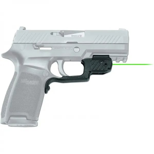 Sig Sauer P320 M17 M18 방어 사격 및 경쟁을위한 녹색 레이저 중부 하 작업 구조 및 본능적 활성화