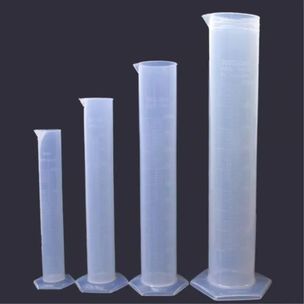 액체부피측정 PVC 메스실린더 250ml 체험학습 과학실습 사이언스 조제용