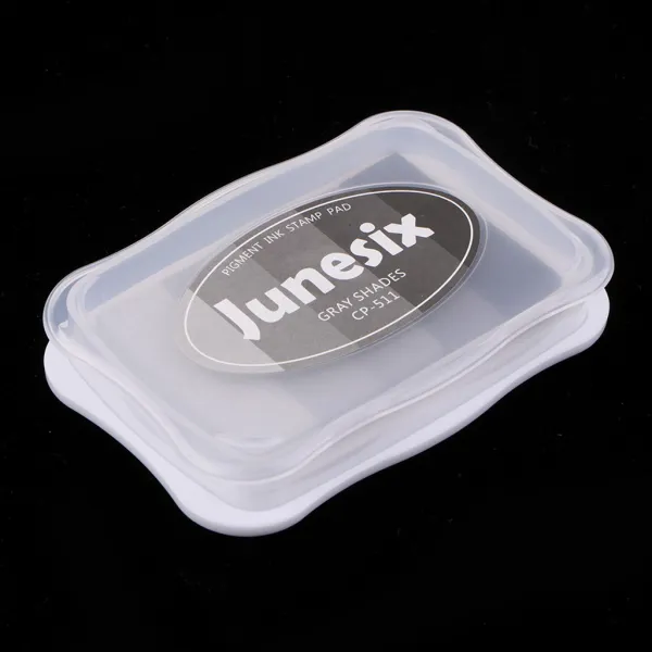 Jc 혼합 색상 잉크 패드 안료 잉크 패드 고무 도장 지문 기술 무독성 디