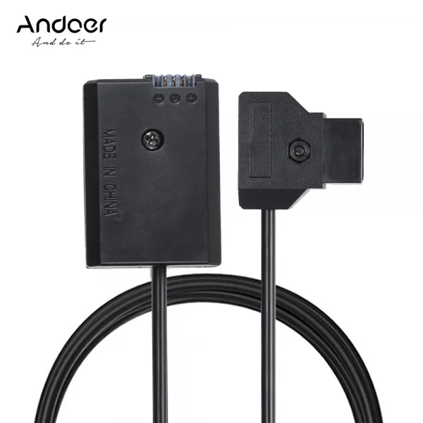 Andoer D-TAP 가짜 형질 세포 FW50 안톤 V 포트 전지 D 탭 스위치 선형 특히 배선, 검정