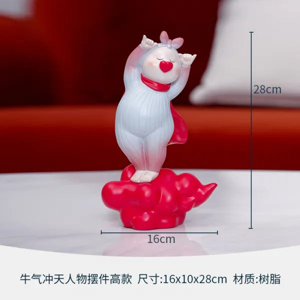 메이크머니 진열 장식품 웨딩 사물 신인이다 커플 트윈 신부 독창적 결혼 기념일 경축 쇠장신구 거만한 기세가 하늘을 찌르다 본상품 블루 반지빠르다 하늘을 찌를 듯함 6