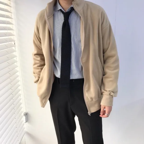아르페 / 남자 가을 겨울 모던 오피스 후리스집업