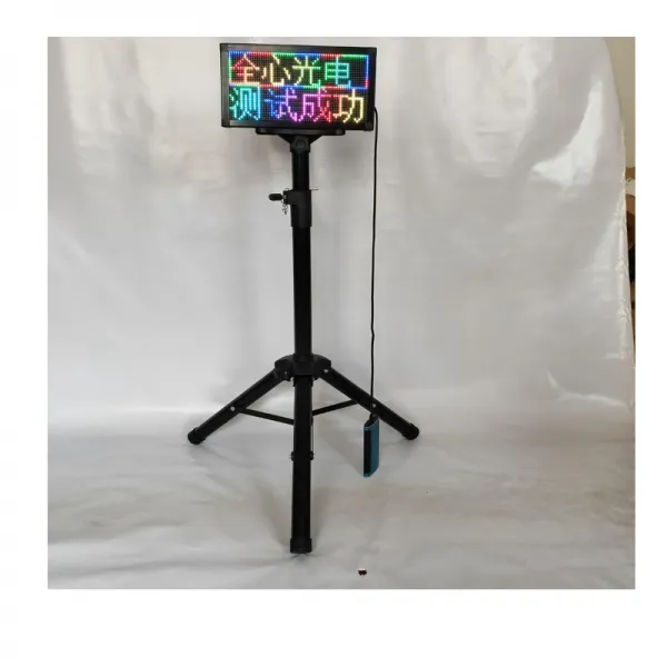 모니터 노점 그테이블 손 들다 롤링 자막을 내보냈다 전자 스크린패 5V USB 전기 공급, 28*16보조배터리전기공급보100x100센치반야외