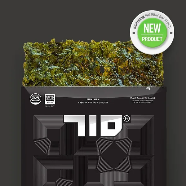 케이앤핫 [담아] KI003 기역이미음 전장무조미김(12gx7EA), 1box, 12g