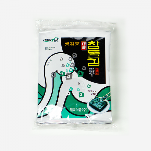 대륙 장흥 김 참돌김 전장김 20g 25봉