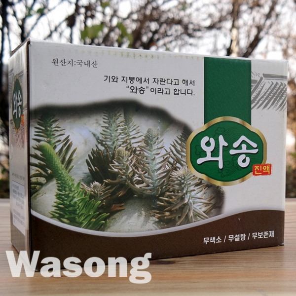 100% 국내산 와송진액 100ml X 60p 신비의 약초 와송즙 와송즙 해독 60개