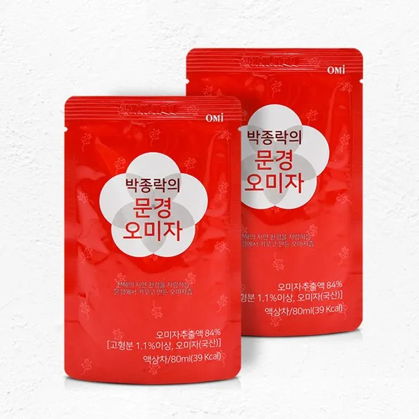 박종락의 문경오미자 80mlx20포 문경오미자100% 3무첨가물(무설탕 무착향료 무합성보존료), 단일상품, 단일상품