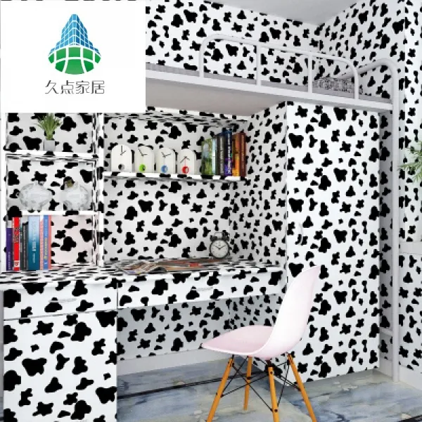 침실 게시 하 다 기숙사 그림 벽 장식 벽지 학교 벽지 교실 벽 방 외 벽 자가 붙이다 10m 젖소 크다