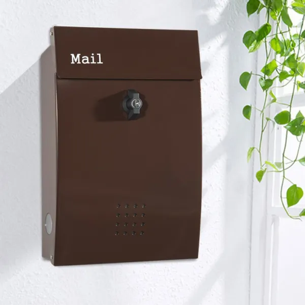 인터프라자 투서함 포클 벽 스테인리스 스틸 사장님 우편함 실 아웃밴드 잠금 불만 제언 디어 의견상자 소흑 제악 초코블링