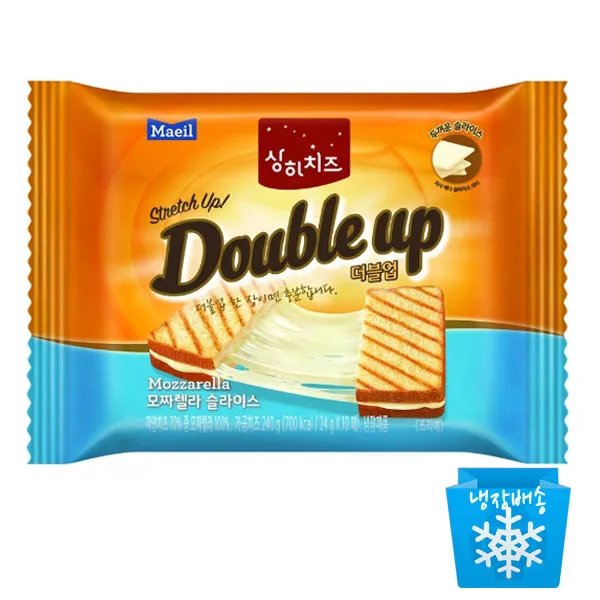 매일유업 상하치즈 더블업 모짜렐라치즈 240g(10장) 유통임박특가(2020-05-16)까지, 24g, 1개