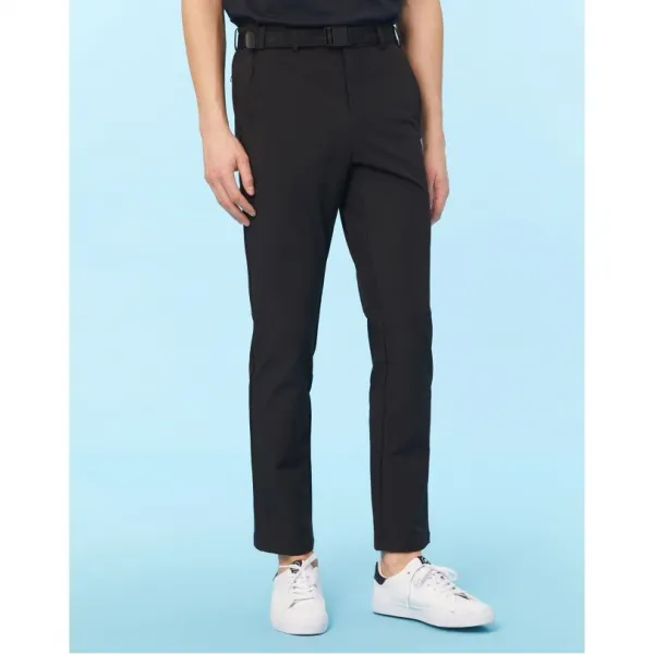 라푸마 남성 19SS [파스칼(Pascal)] 블랙 이중직 스트레치 감격 바지 LMPA9A500BK
