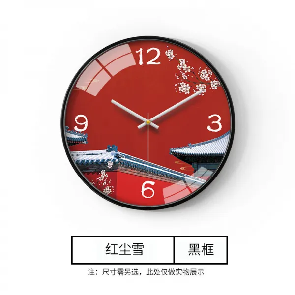 크리에이티브 시계 뉴 미디움 벽걸이 거실 대기 가정용 패션 정음 장식 12인치 직경 305센치 속세의덧없음