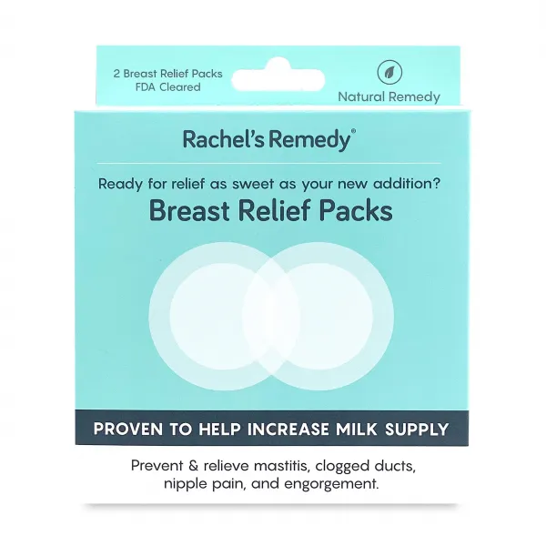 모유 수유 및 유두 통증을위한 Rachel 's Remedy 유방 완화 팩 모유 공급량 증가 및 막힌 덕트 치료 팩당 2 개, 상세페이지 참조, 상세페이지 참조, 상세페이지 참조