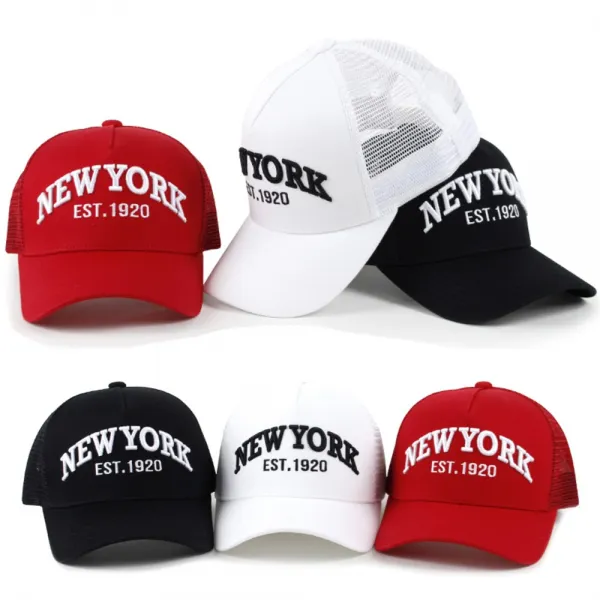  달밤 1920 뉴욕 메쉬캡 여름모자