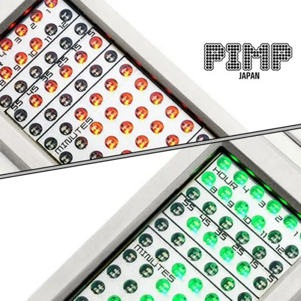 PIMP 핌프듀얼터치실버 주초 DTS06 LED 실버메탈시계