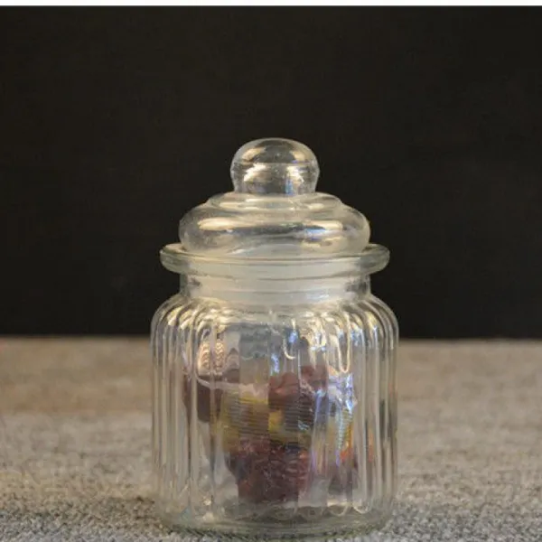 스위트영 유리병 밀폐탱크 식품 가정용 잡곡 저장 탱크 사탕 찻잎 짠물 캔 김치 항아리, 1, 300ML