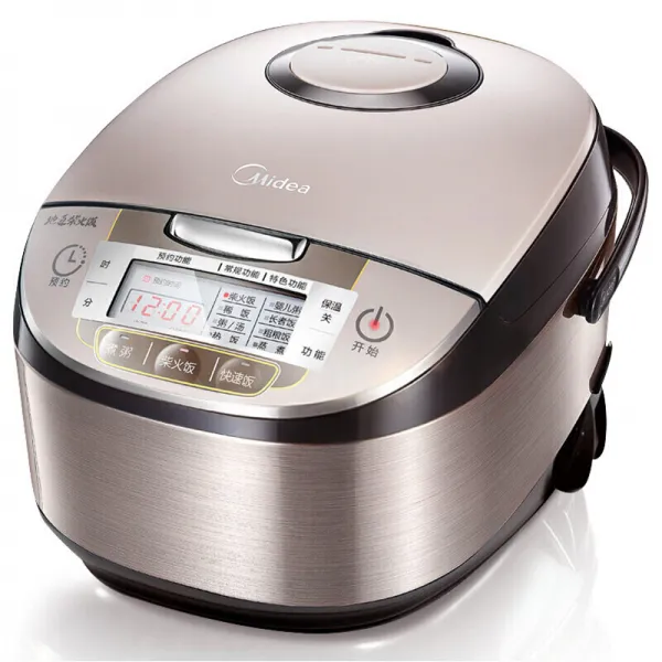 맛 Midea 전기밥솥 스테인리스 스틸 몸체를 입체 가열한 찜솥집성 밥솥 집성 4l 가정용 전기밥솥 Wfs4029/4l 황정벌집 속 단일상품