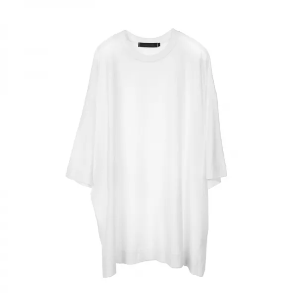 여섯 앉아서 까먹다 캐쥬얼 드롭숄더 와이드 루즈핏 Bf 무드 하프기장