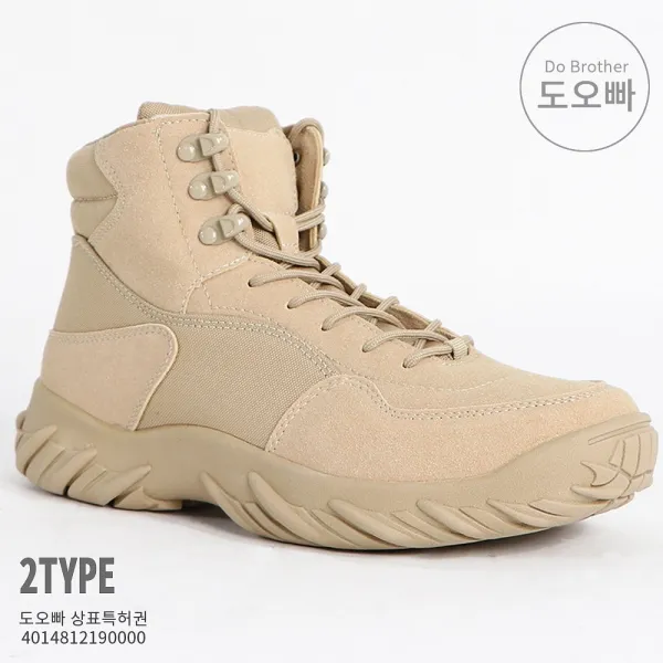 도오빠 남자 런닝화 운동화 남성운동화 전투화 부츠 워커 하이킹 캠프 밀리터리 공용 전술화