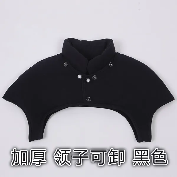 어린 자 격층 양면 플리스 노인 하우스 어깨보호대 민소매 나시 두터운 융털 8보온 타입 커버 케어