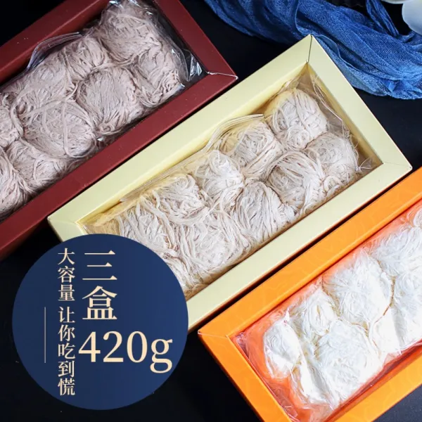 Hajibaba 정통 신장 특산 용수염 꿀타래 사탕 간식 3가지맛 840g 총 6팩 140g X 각2팩 1세트