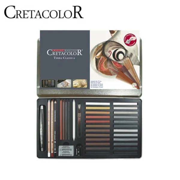 맑음_ gg_W4CB910 Art set Terra Classica37 무채색 스케치 37종 400 35 연필콘테 흑연 차콜 스케치연필 아트세트, 본상품선택