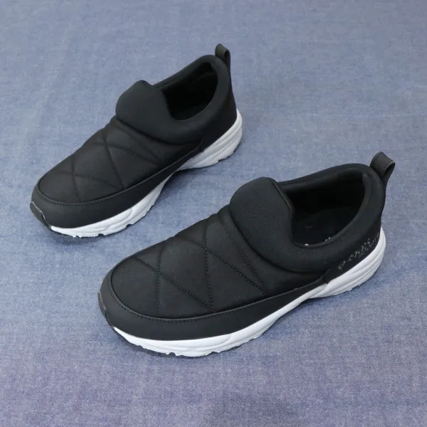 슈벨 남자 방한 남성 패딩 털 슬립온 운동화 털신발 W3078