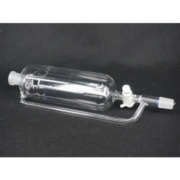 [해외] 10ML 실험실 압력 균등화 추가 퍼널 2429 PTFE 스톱 콕이있는 조인트, 상세내용표시