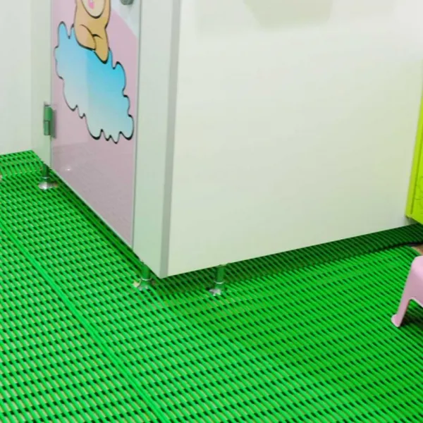 바른생각 거동불편하신어르신 욕실 미끄럼방지매트 화장실매트, 90x300 그린
