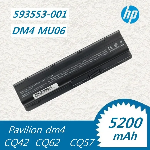 HP DM4 CQ42 MU06 PAVILION G6T-2000 CTO Pavilion g6t-2200 G6Z-1C00 노트북 배터리