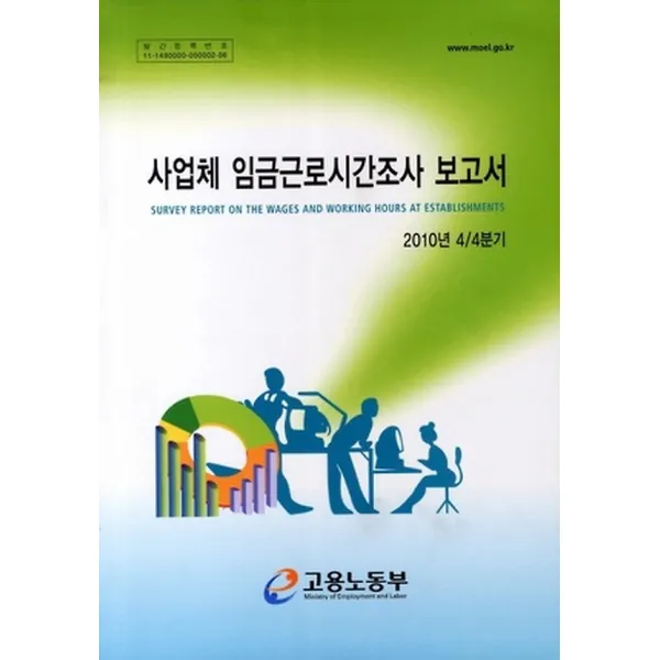 사업체 임금근로시간조사 보고서 - 2010년 4/4분기, 노동부