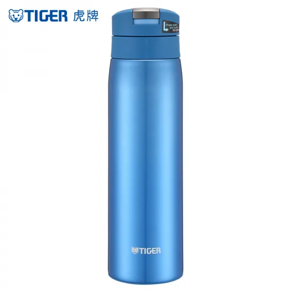 호랑이 패 텀블러 MCXA501 남녀 물컵 일인자 캡 따개 오리지널 수입 500ML, 스카이 블루 AKT