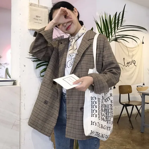 GB1004 여성 겨울 코트 캐주얼 세미정장 자켓 데일리 루즈핏
