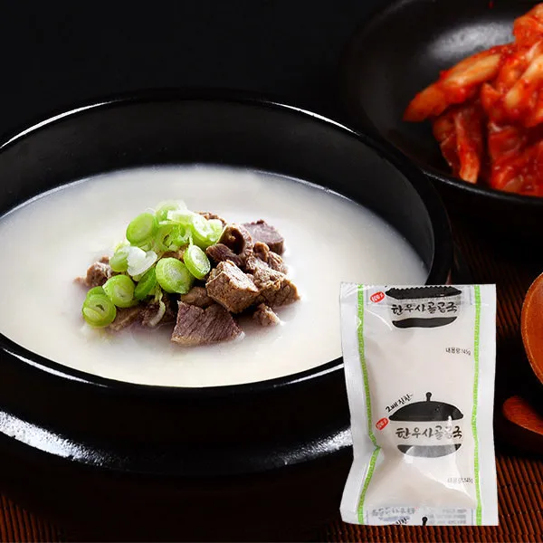  누리원 푹 우려낸 한우 곰국 사골곰탕 145g 10팩 상세 설명 참조