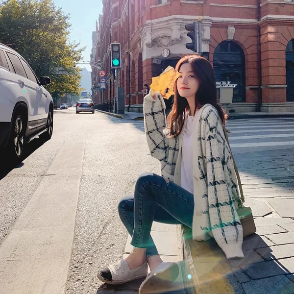 봄물 밍크 니트 카디건 여루즈 2021년 봄가을 나태